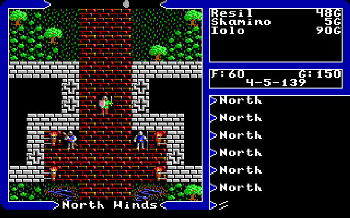 Screenshot &quot;Ultima 5&quot; MUD